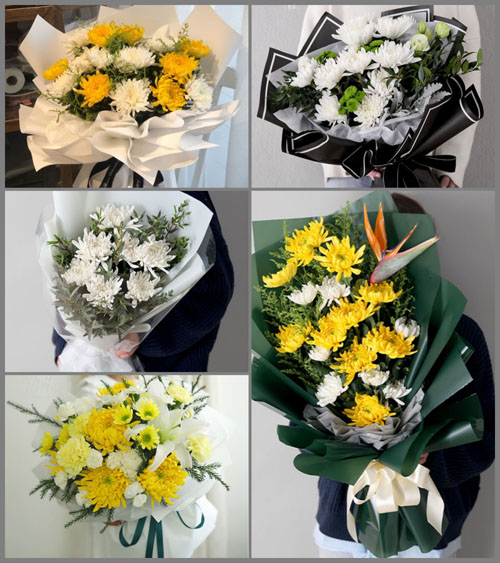 河南焦作孟州市白事花束代送